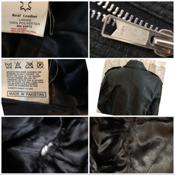 🌸••SOLD••🌸1960s VINTAGE Mens Motorcycle Jacket - Picture 5 of 8